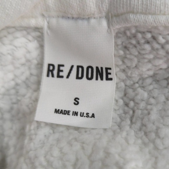 RE/DONE LEVIS 70S HALF ZIP‎ OFF WHITE SWEATER - Picture 5 of 9